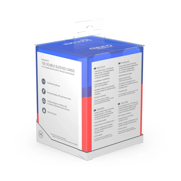 Boulder Synergy Deck Case 100+ Blue Red