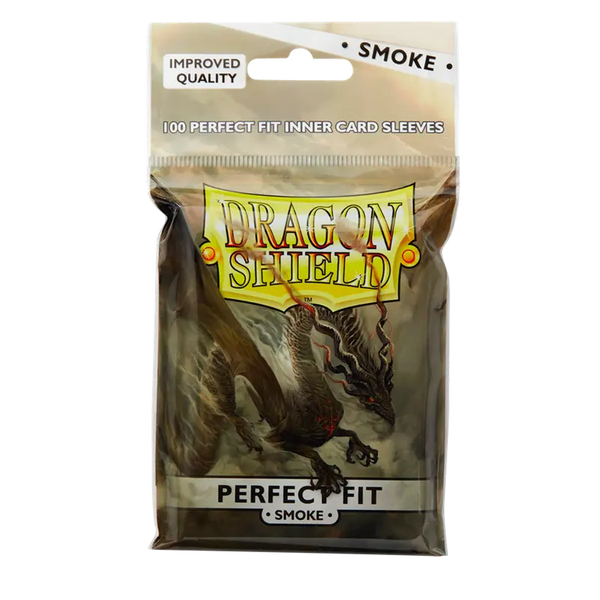 Dragon Shield Sleeves: Perfect Fit - Smoke