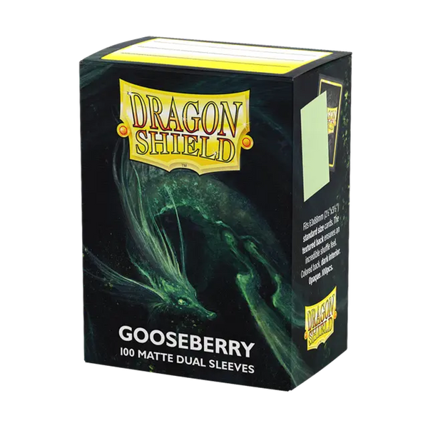 Dragon Shield Sleeves: Standard Matte Dual - Gooseberry