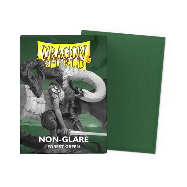 Dragon Shield Sleeves: Non-Glare Standard Matte - Forest Green