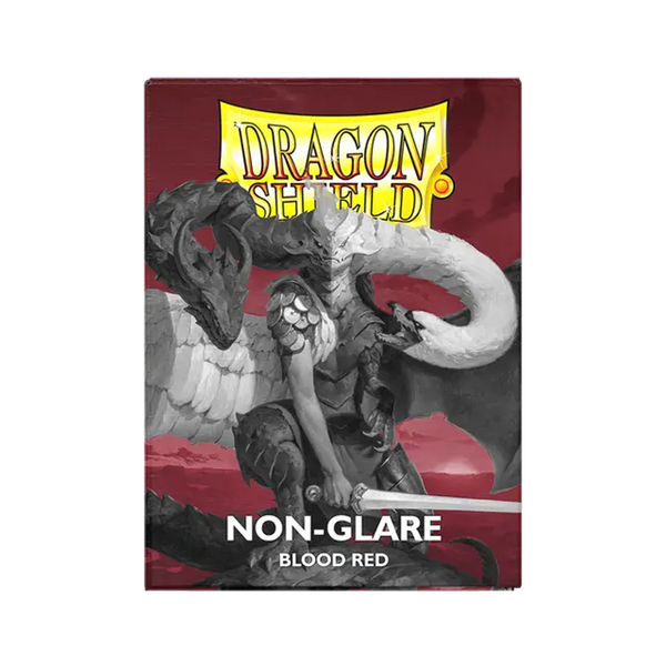 Dragon Shield Sleeves: Non-Glare Standard Matte - Blood Red