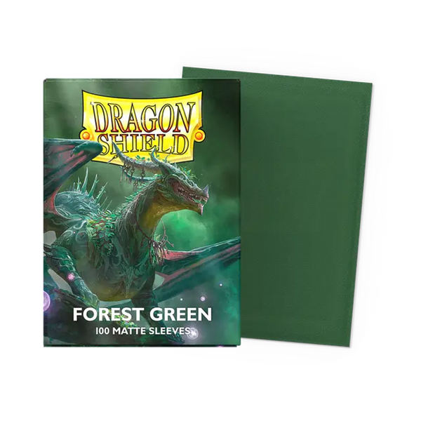 Dragon Shield Sleeves: Standard Matte - Forest Green