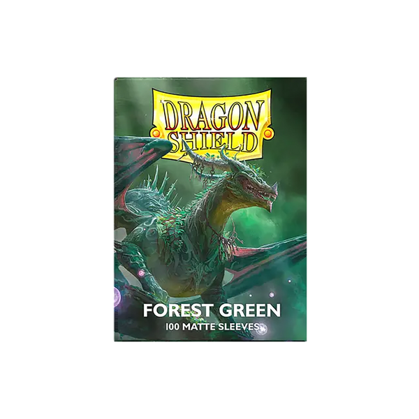 Dragon Shield Sleeves: Standard Matte - Forest Green