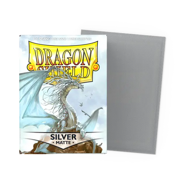 Dragon Shield Sleeves: Standard Matte - Silver