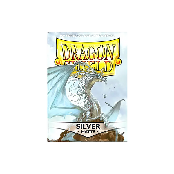 Dragon Shield Sleeves: Standard Matte - Silver