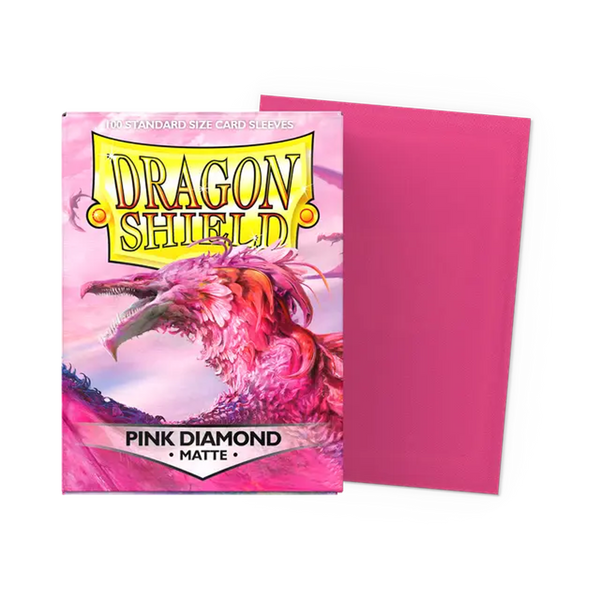 Dragon Shield Sleeves: Standard Matte - Pink Diamond