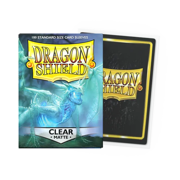 Dragon Shield Sleeves: Standard Matte - Clear