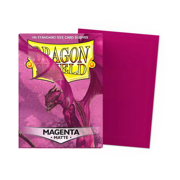 Dragon Shield Sleeves: Standard Matte - Magenta