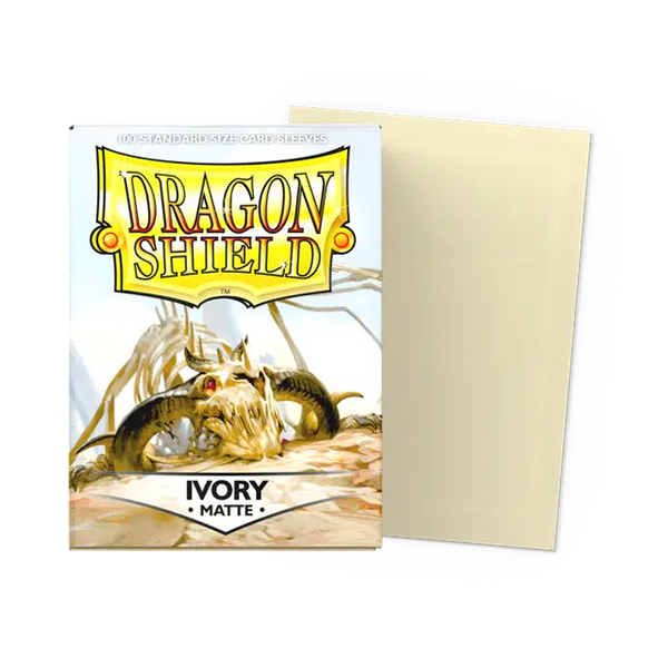 Dragon Shield Sleeves: Standard Matte - Ivory