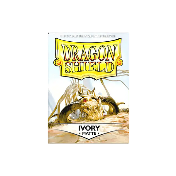 Dragon Shield Sleeves: Standard Matte - Ivory