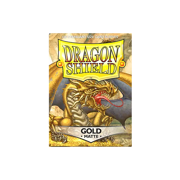 Dragon Shield Sleeves: Standard Matte - Gold