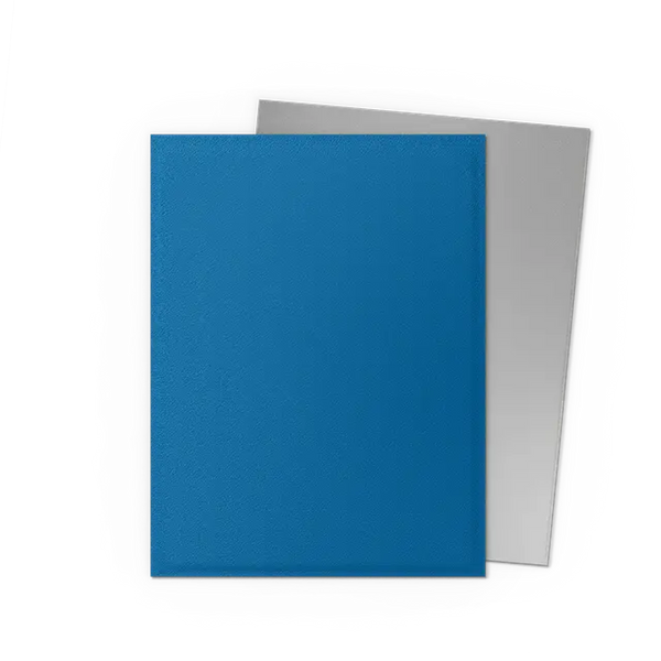 Dragon Shield Sleeves: Standard Matte Dual - Cobalt Silver