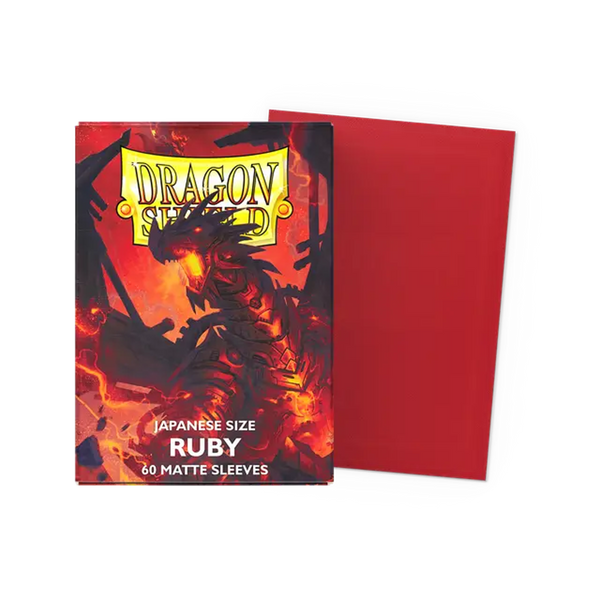 Dragon Shield Sleeves: Japanese Matte - Ruby
