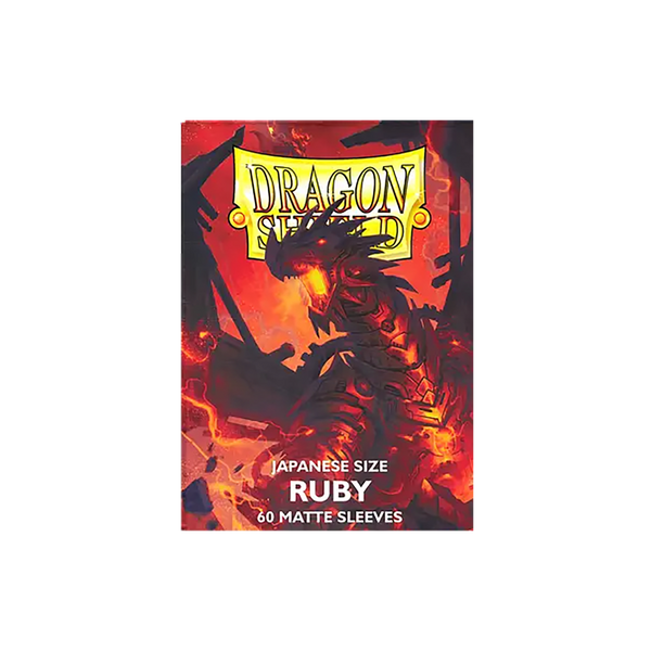 Dragon Shield Sleeves: Japanese Matte - Ruby