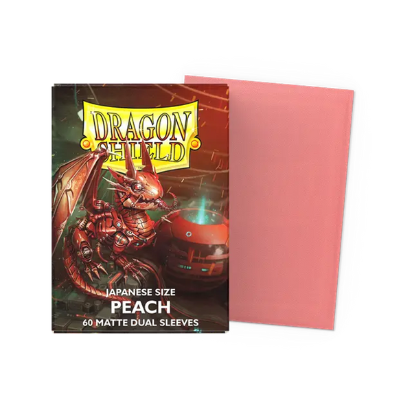 Dragon Shield Sleeves: Japanese Matte Dual - Peach