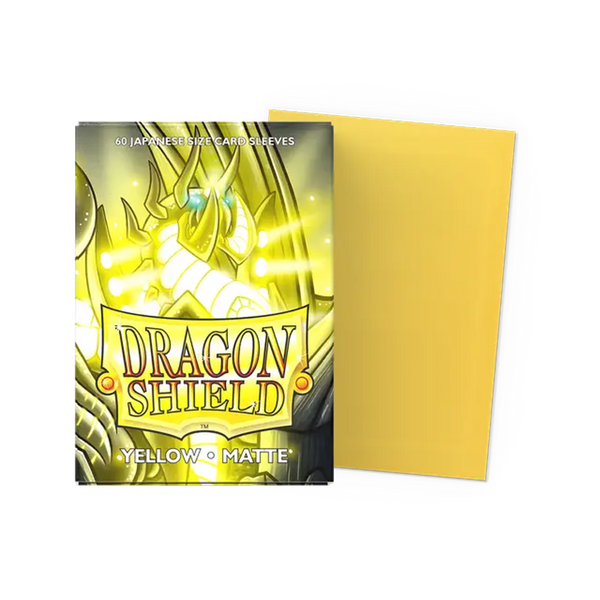 Dragon Shield Sleeves: Japanese Matte - Yellow