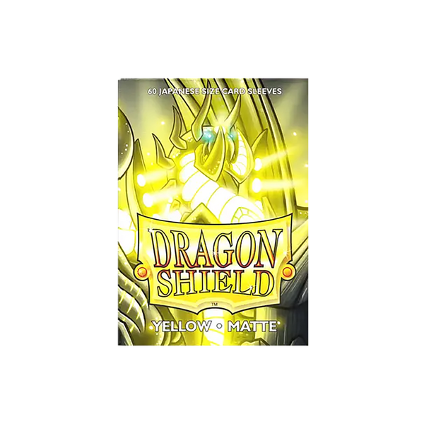 Dragon Shield Sleeves: Japanese Matte - Yellow