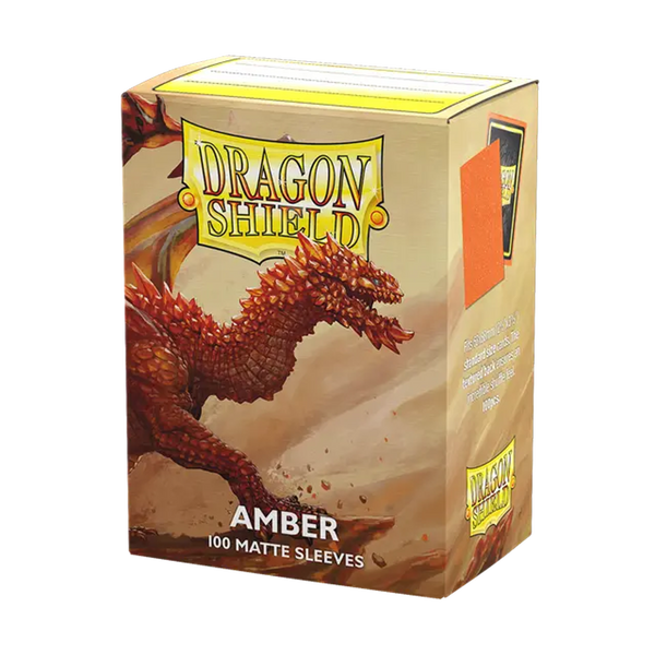 Dragon Shield Sleeves: Standard Matte - Amber
