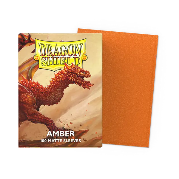 Dragon Shield Sleeves: Standard Matte - Amber