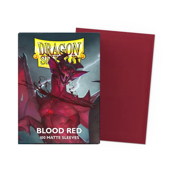 Dragon Shield Sleeves: Standard Matte - Blood Red