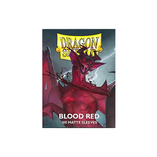 Dragon Shield Sleeves: Standard Matte - Blood Red
