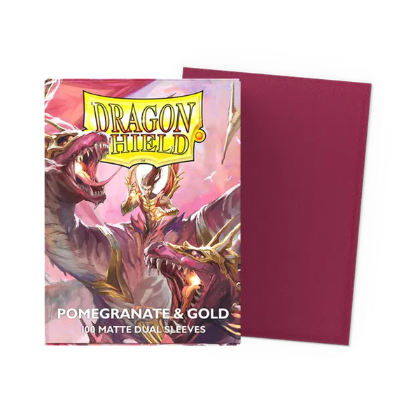 Dragon Shield Sleeves: Standard Matte Dual - Pomegranate Gold