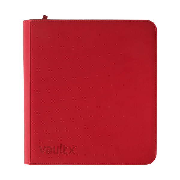 Zip Binder 12-Pocket Exo-Tec Fire Red