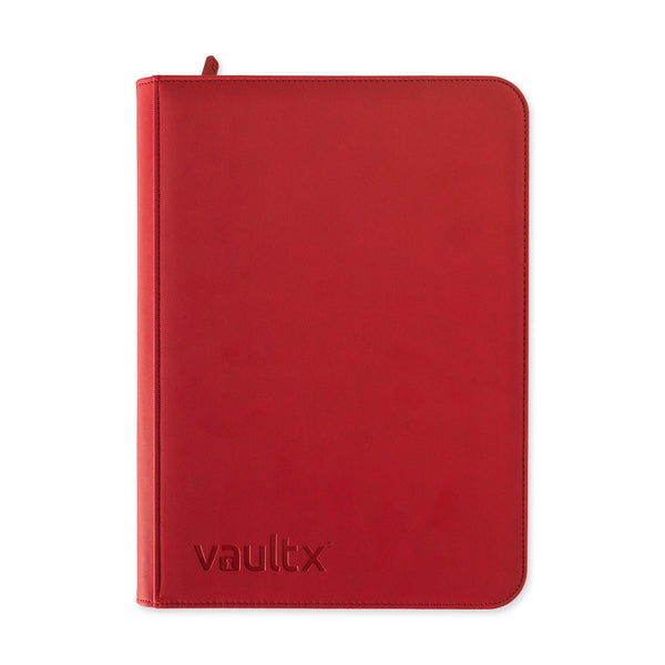 Zip Binder 9-Pocket Exo-Tec Fire Red