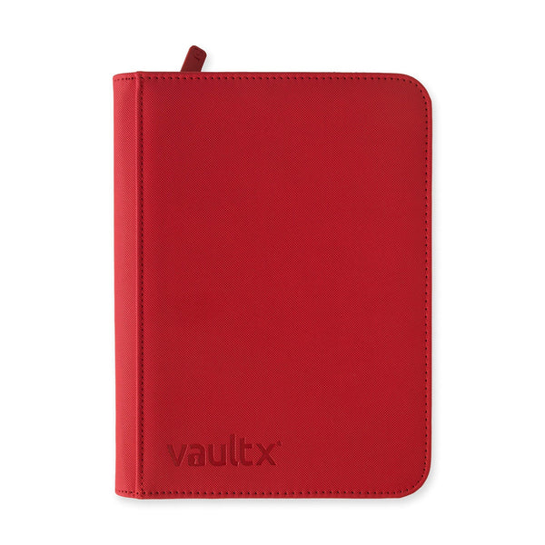 Zip Binder 4-Pocket Exo-Tec Fire Red