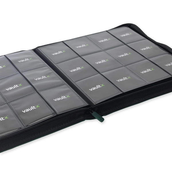 Zip Binder 12-Pocket Exo-Tec Forest Green