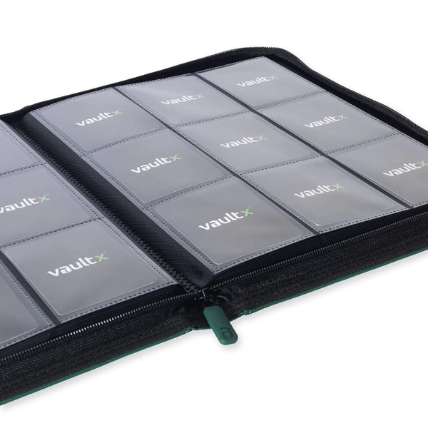 Zip Binder 9-Pocket Exo-Tec Forest Green
