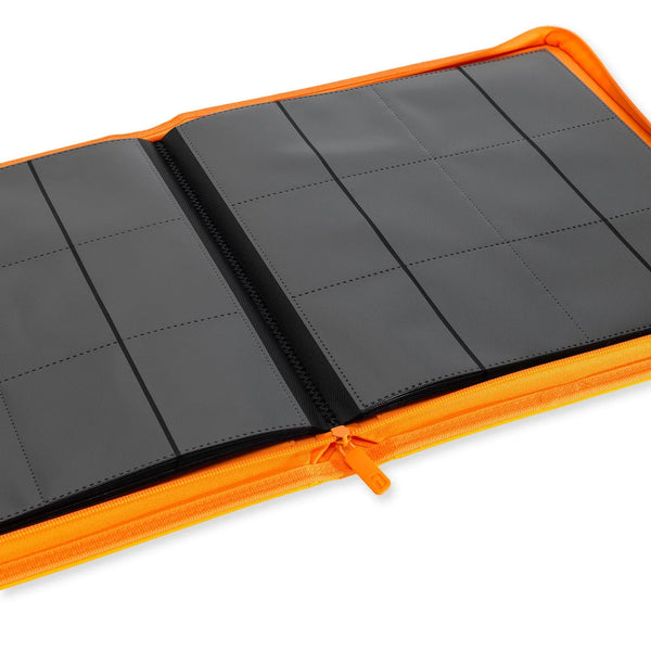 Zip Binder 12-Pocket Exo-Tec Neon Orange