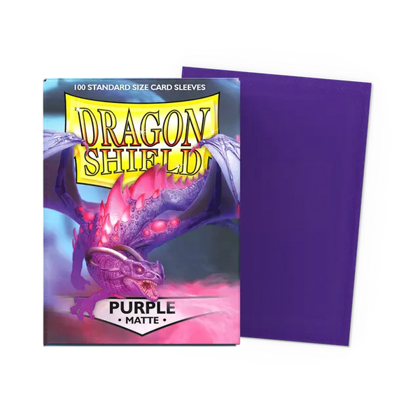 Dragon Shield Sleeves: Standard Matte - Purple