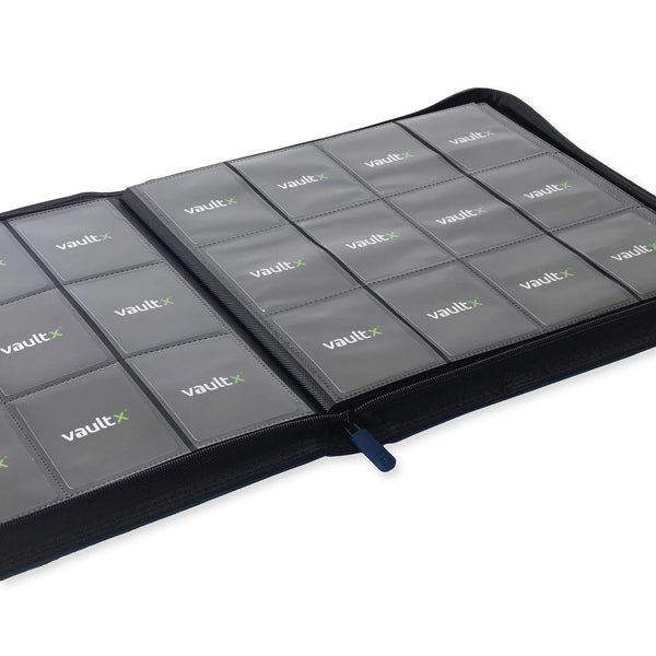 Zip Binder 12-Pocket Exo-Tec Royal Blue