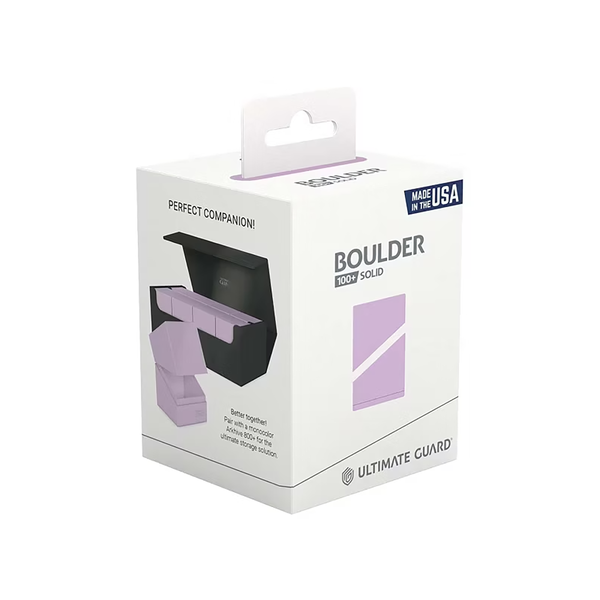 Boulder Deck Case 100+ Solid Lavender Purple