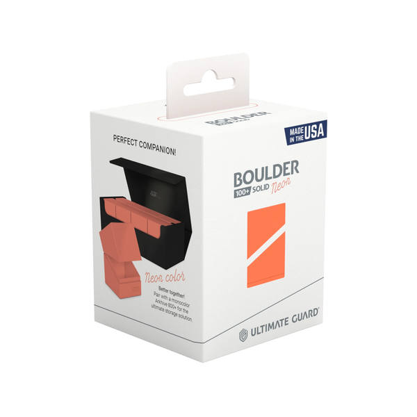 Boulder Deck Case 100+ Solid Neon Orange