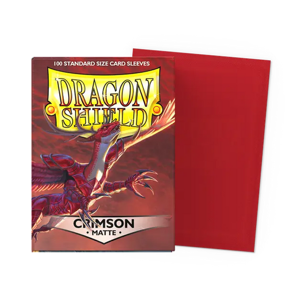 Dragon Shield Sleeves: Standard Matte - Crimson