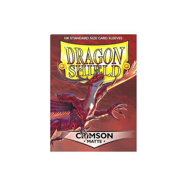 Dragon Shield Sleeves: Standard Matte - Crimson