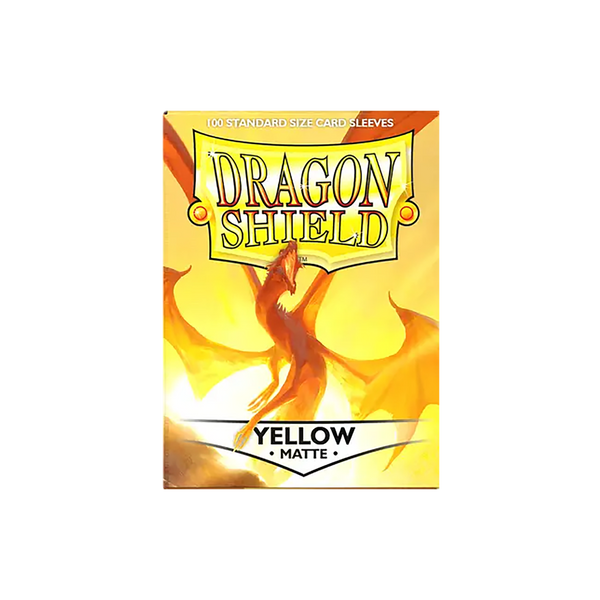 Dragon Shield Sleeves: Standard Matte - Yellow