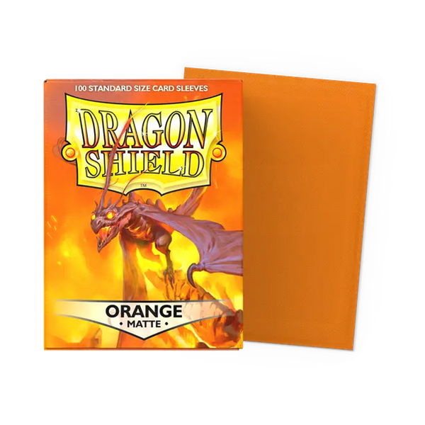 Dragon Shield Sleeves: Standard Matte - Orange