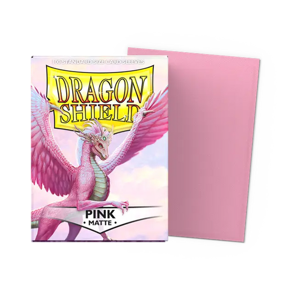 Dragon Shield Sleeves: Standard Matte - Pink