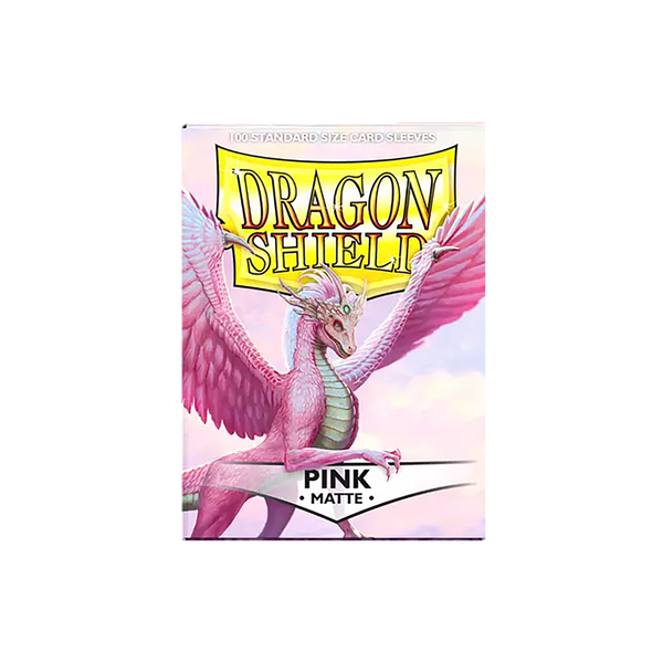 Dragon Shield Sleeves: Standard Matte - Pink