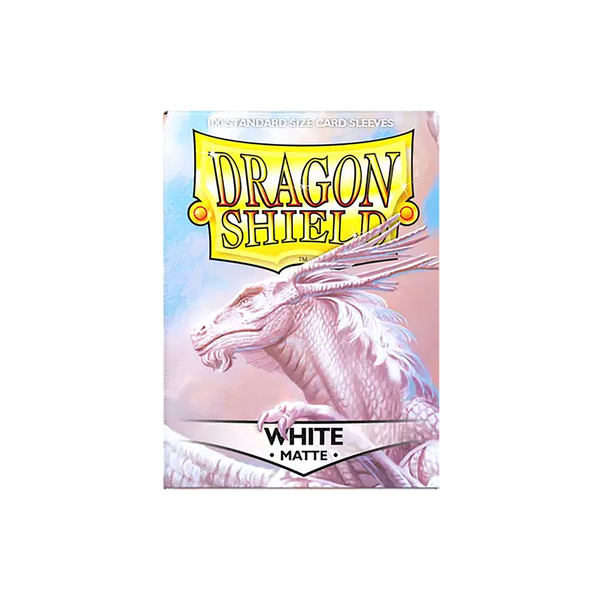 Dragon Shield Sleeves: Standard Matte - White