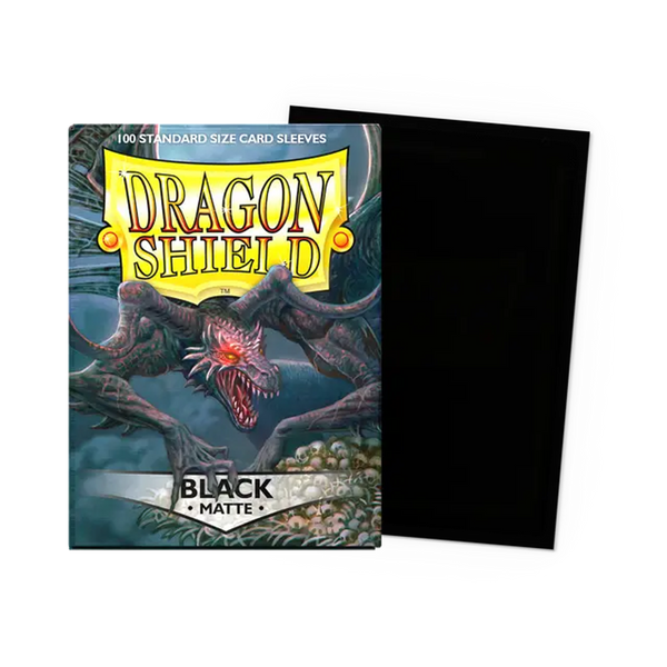 Dragon Shield Sleeves: Standard Matte - Black