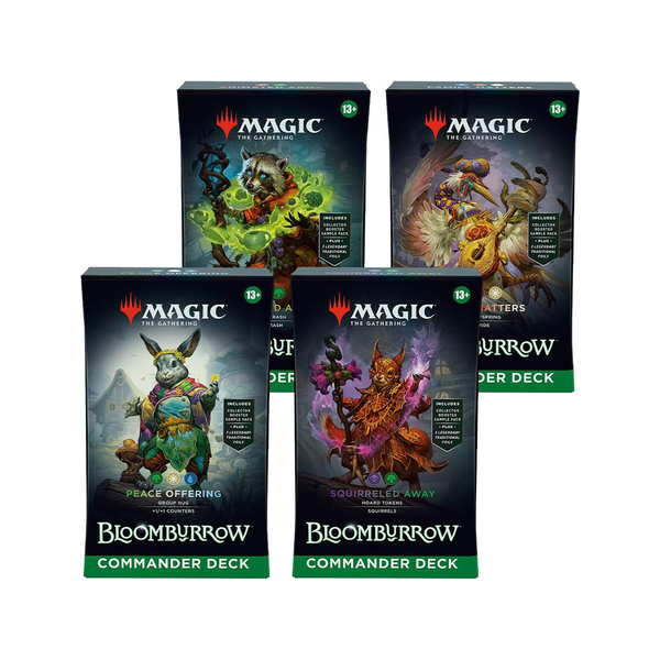MTG TCG: Bloomburrow Commander Deck Set [of 4]