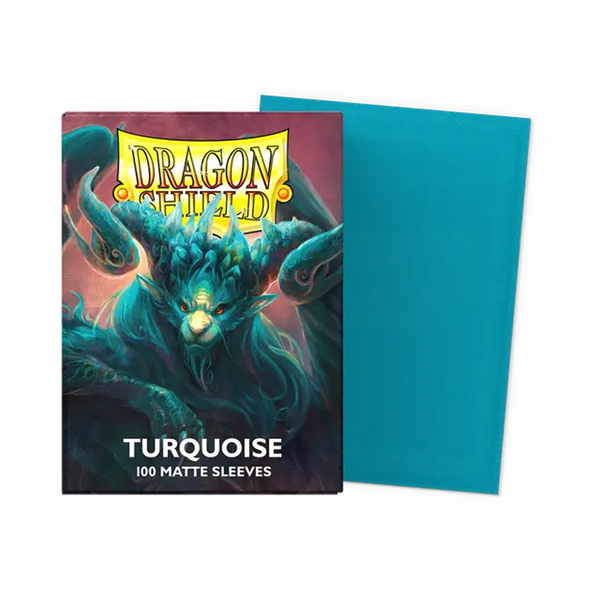 Dragon Shield Sleeves: Standard Matte - Turquoise