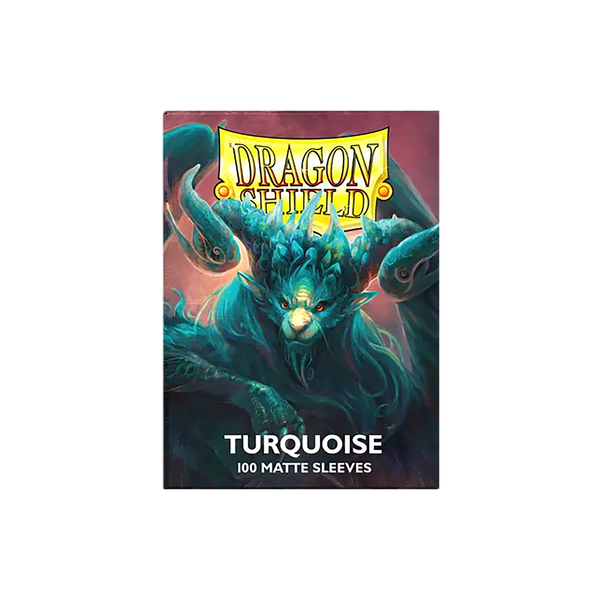 Dragon Shield Sleeves: Standard Matte - Turquoise