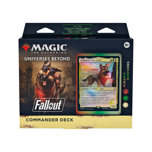 MTG TCG: Universes Beyond Fallout Commander Deck Scrappy Survivors