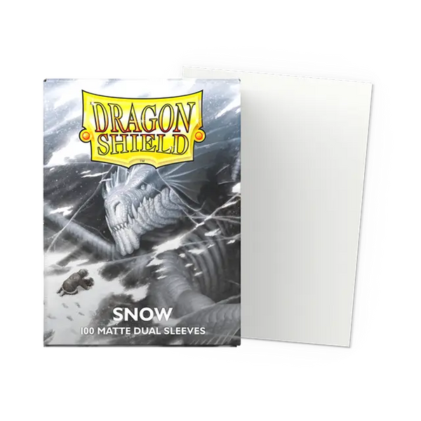 Dragon Shield Sleeves: Standard Matte Dual - Snow