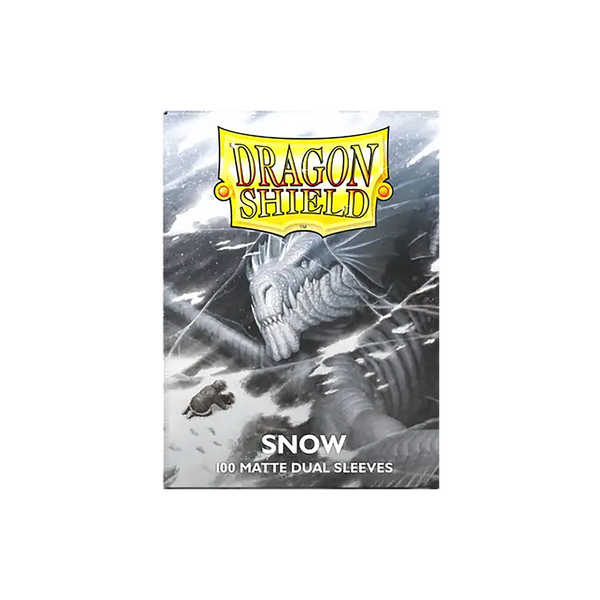 Dragon Shield Sleeves: Standard Matte Dual - Snow